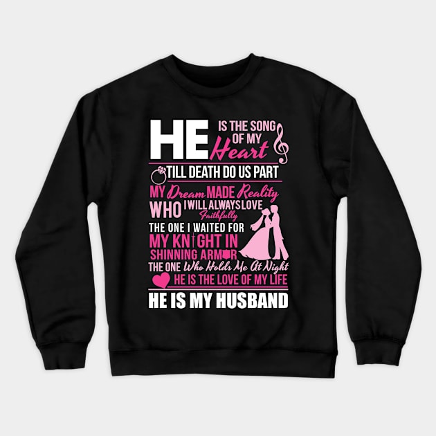 My husband Crewneck Sweatshirt by Andreeastore  